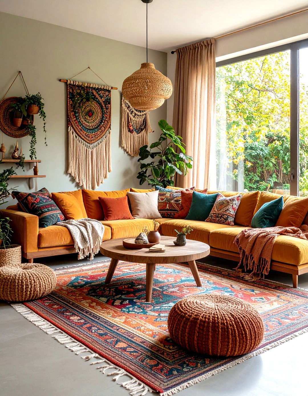 Layered Textile Living Rooms - 24 House Decor Ideas