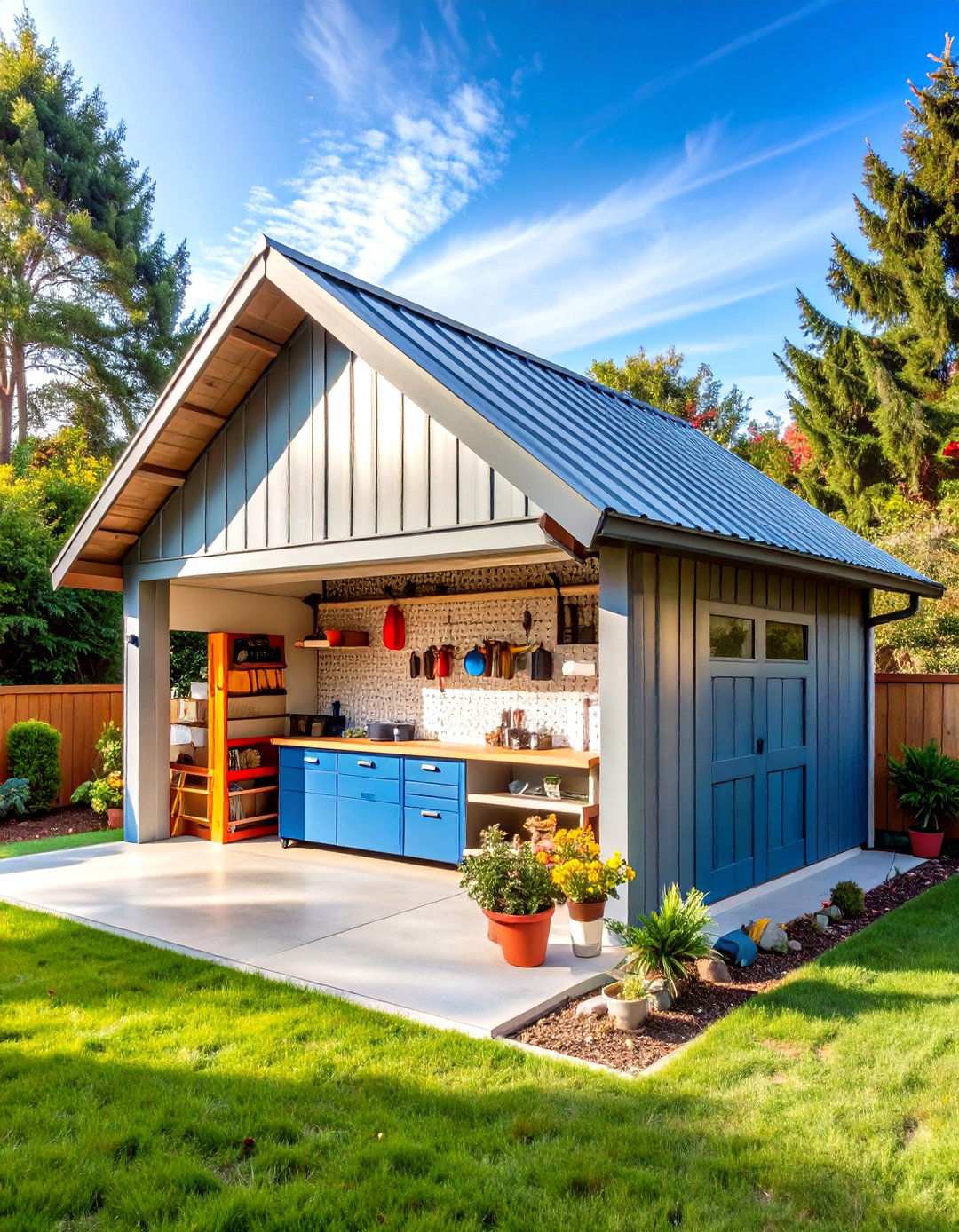 Lean To Attached Workshop Storage - 24 wood shed ideas