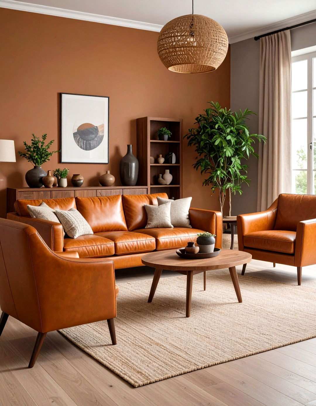 Leather Furniture Living Room - 24 Southwest Living Room Ideas