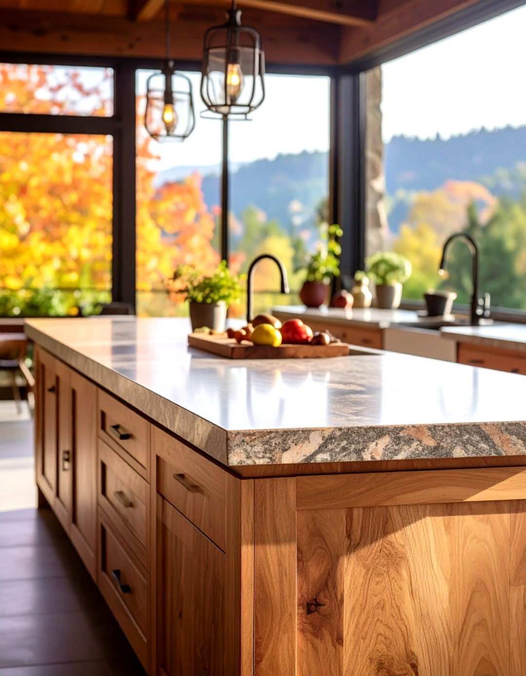 Leathered Stone Textured Surface - 24 Outdoor Kitchen Countertop Ideas