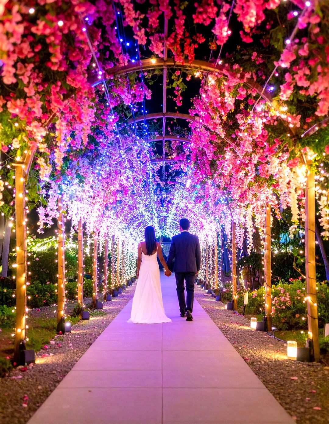 LED Light Stick Exit - 24 Wedding Send-off Ideas