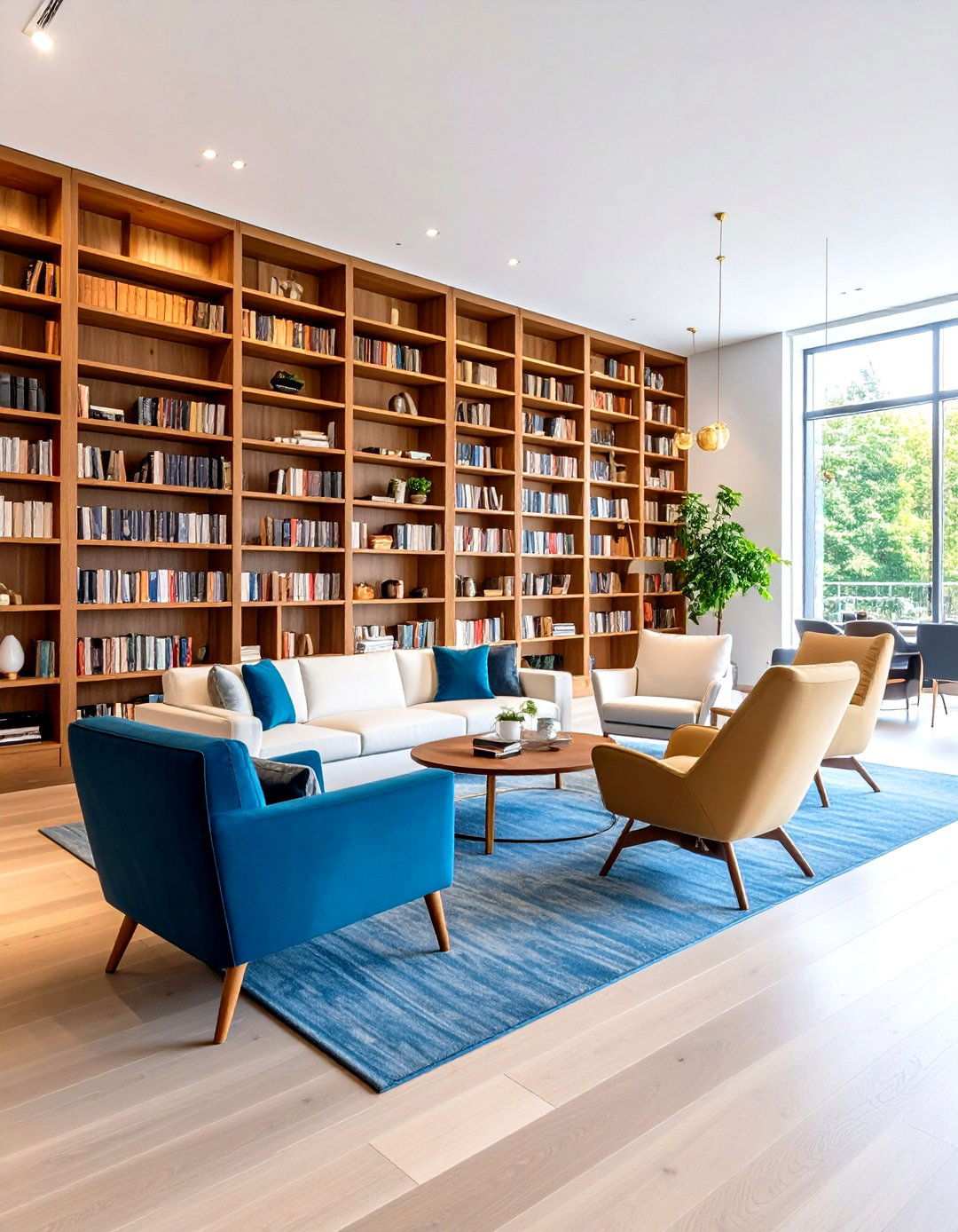 Library Inspired Reading Sanctuary - 24 Mens Living Room Ideas