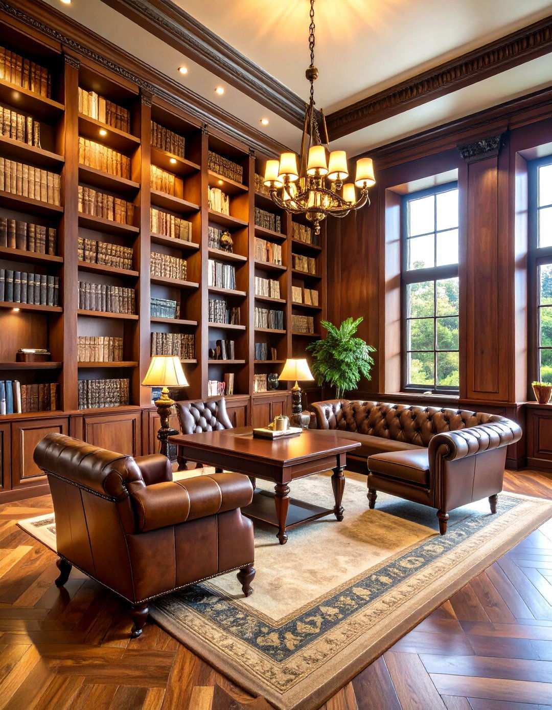 Library Study Luxury Design - 24 Luxury Interior Design Ideas