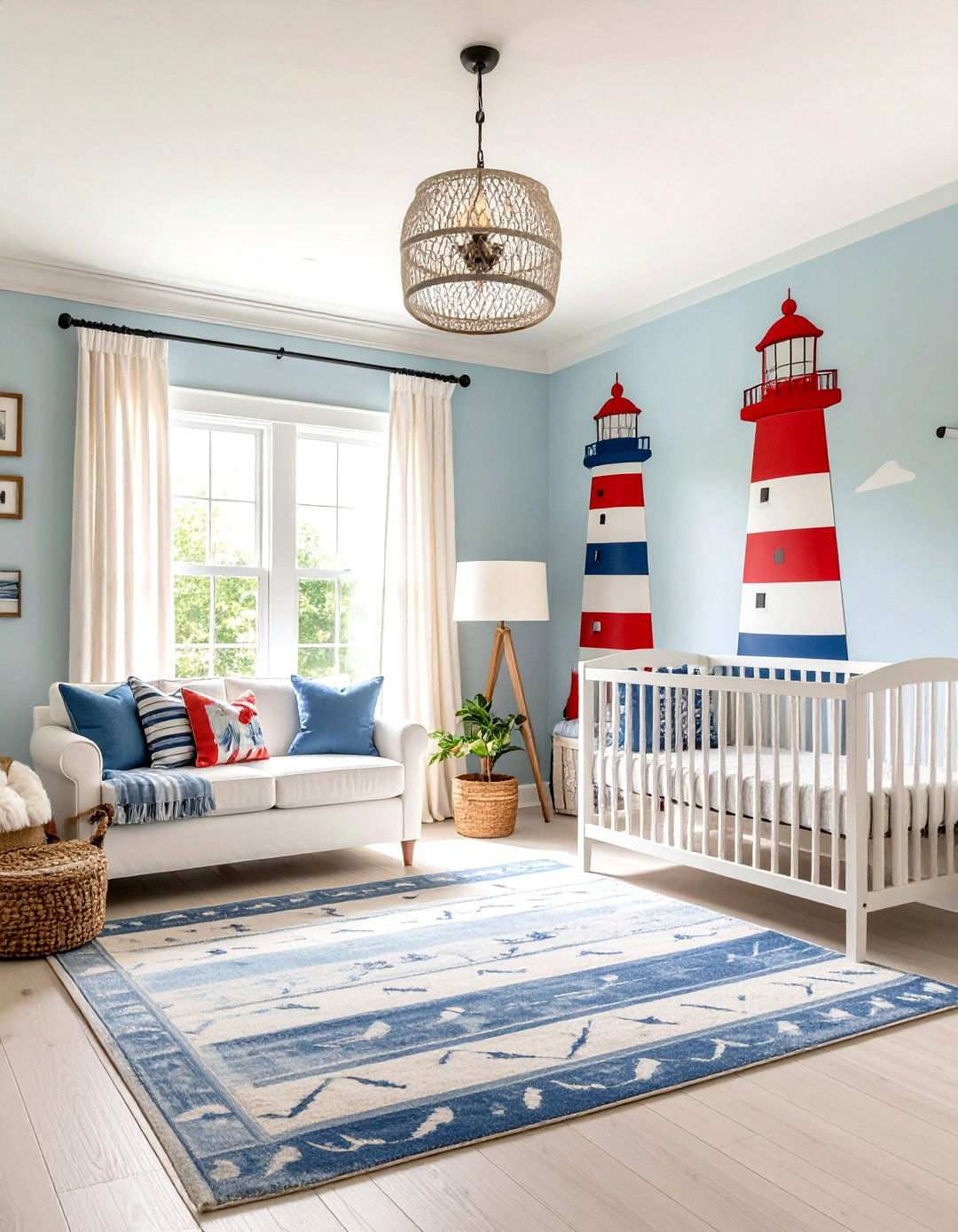Lighthouse Beacon Retreat - 24 Nautical Nursery Ideas
