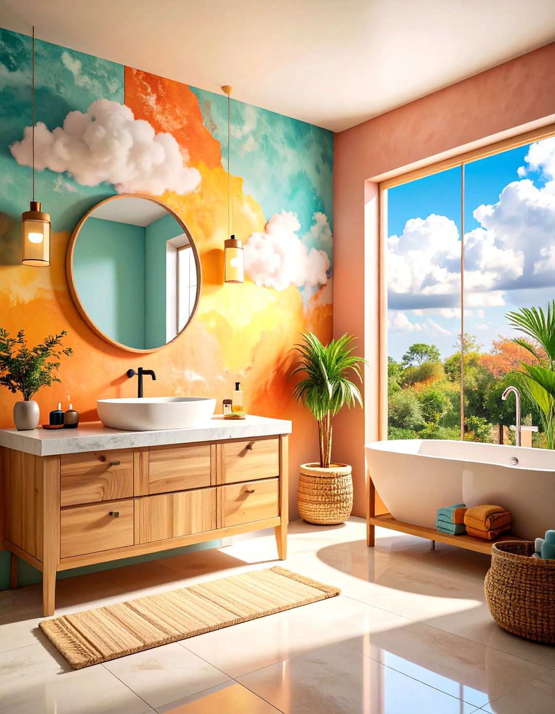 Limewash Application Bathrooms - 24 House Decor Ideas