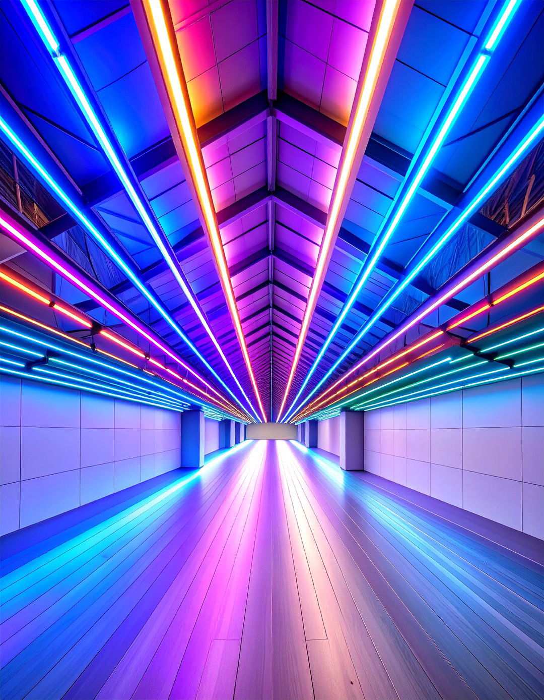 Linear LED Installations - 24 Vaulted Ceiling Lighting Ideas