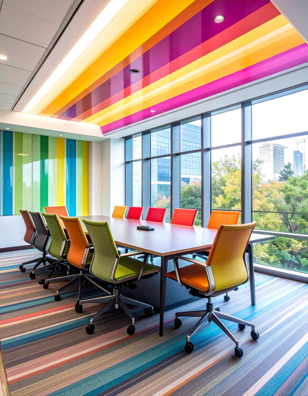 Linear Stripe Window Film - 24 Window Film Designs