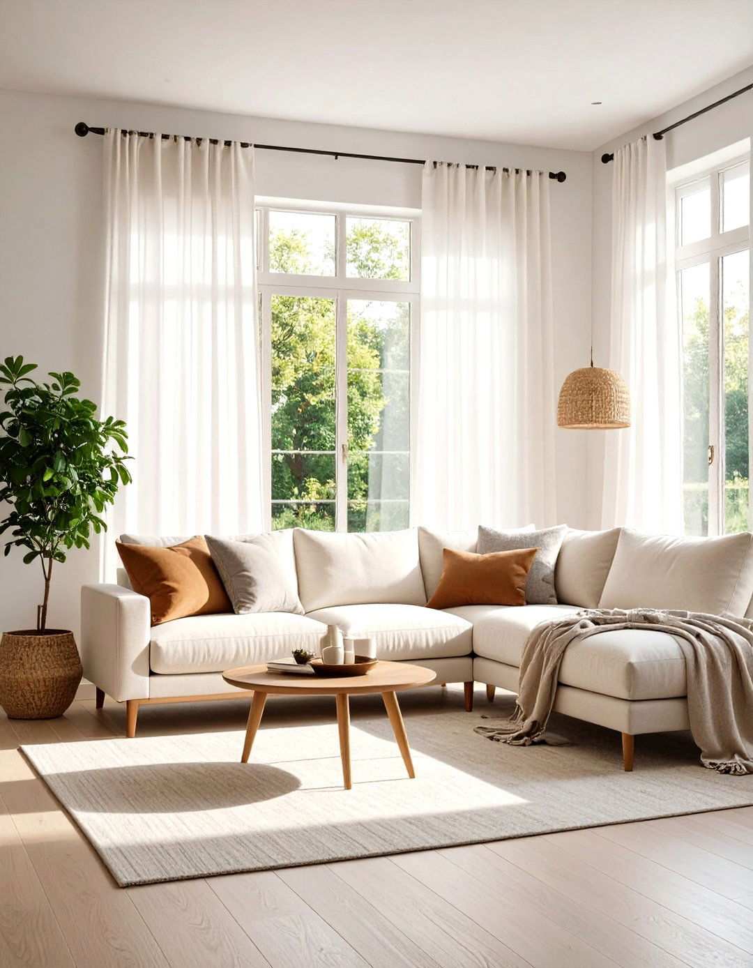 Linen Window Treatments - 24 Spring Decor Ideas