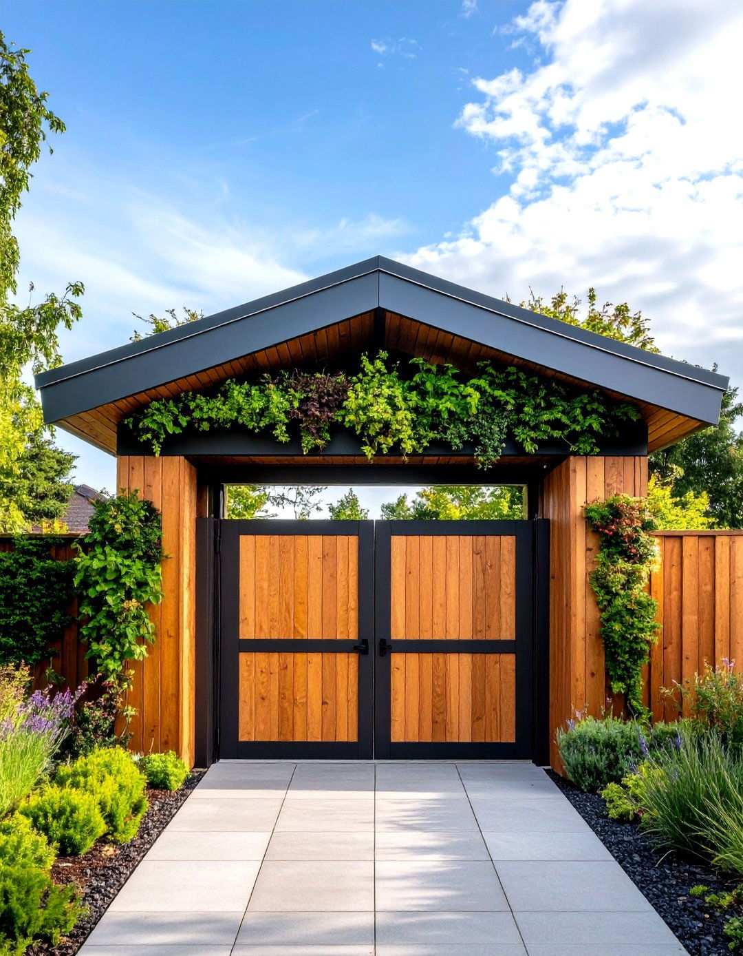 Living Roof Garden Gate - 24 Japanese Garden Gate Design Ideas