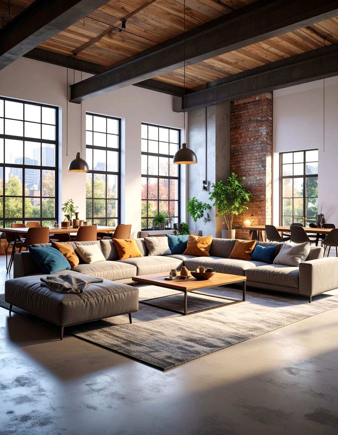 Loft Living Room Seating - 24 Loft Ideas