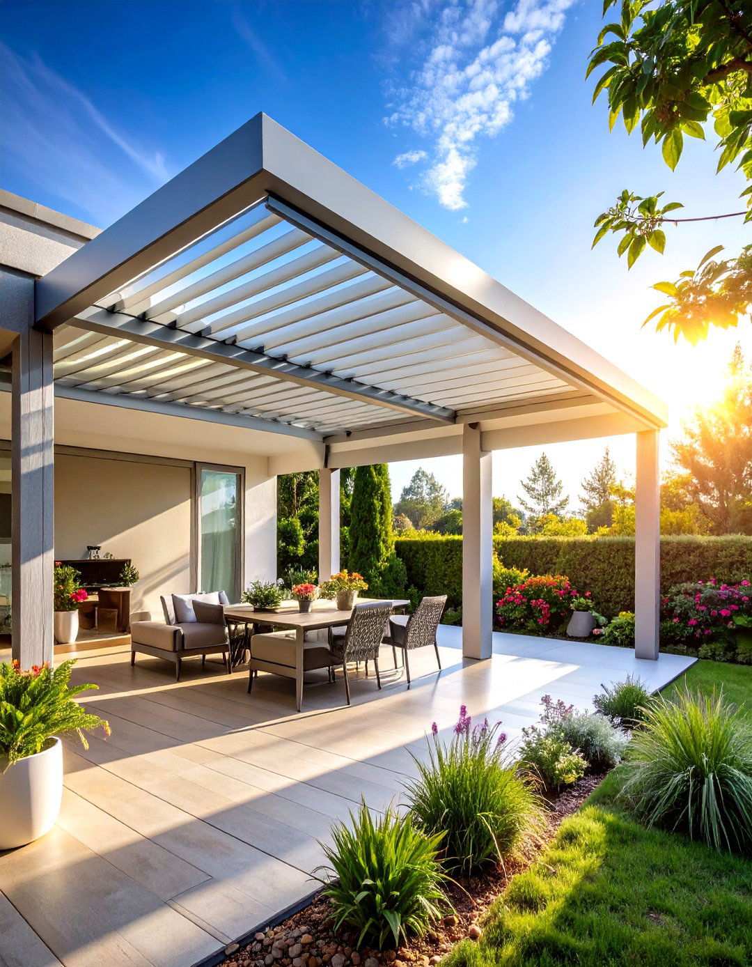 Louvered Aluminum Roof Systems - 24 Pergola Shade Ideas