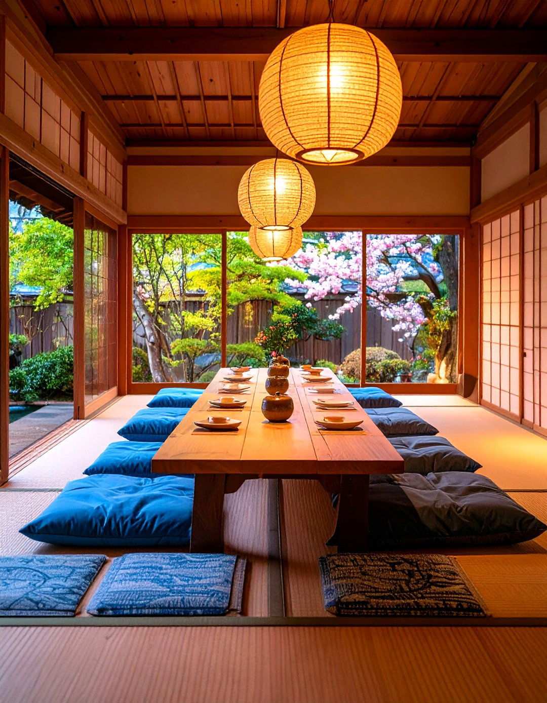 Low Seating Dining Room - 24 Japanese Dining Room Ideas