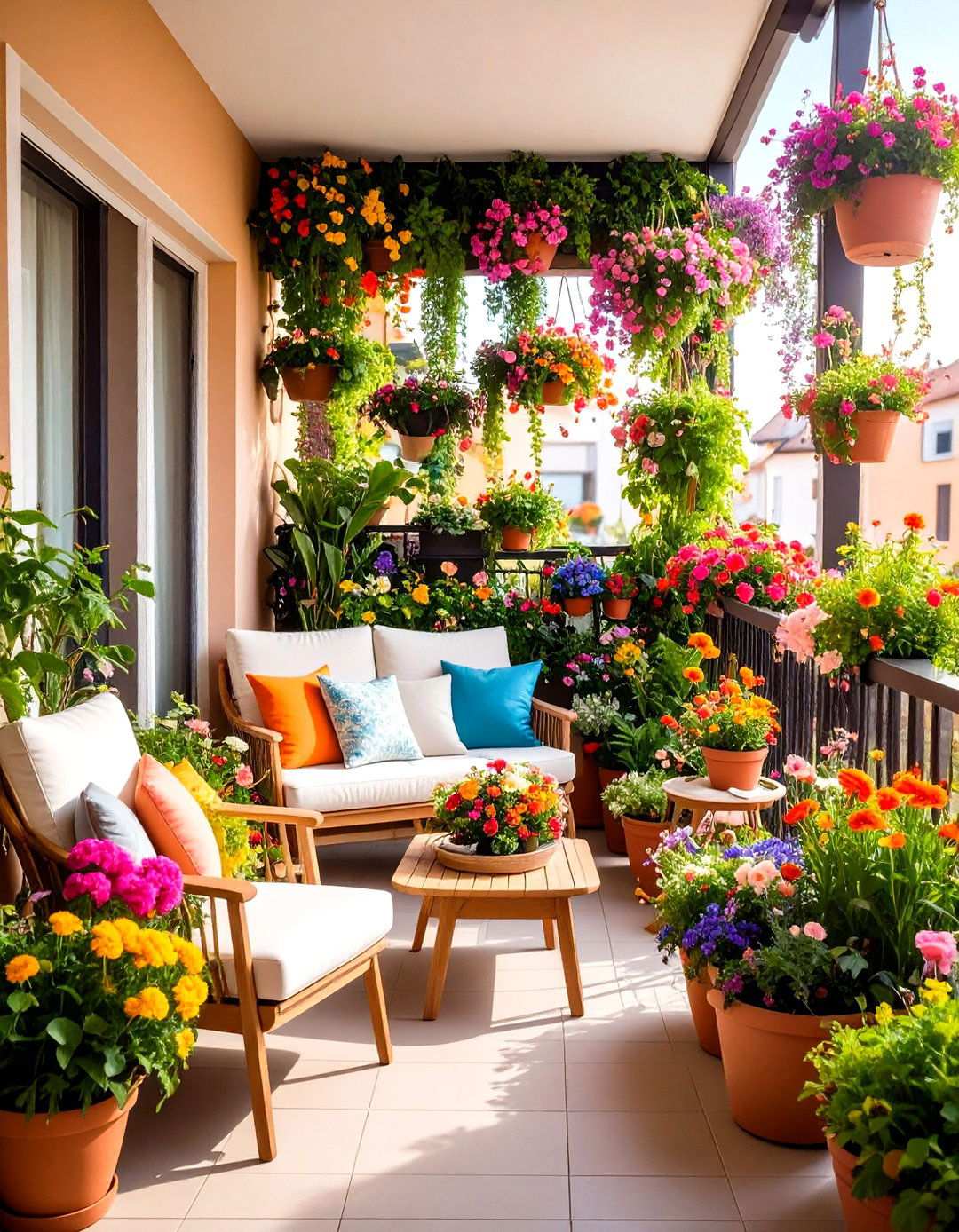 Lush Garden Paradise - 24 Large Balcony Ideas
