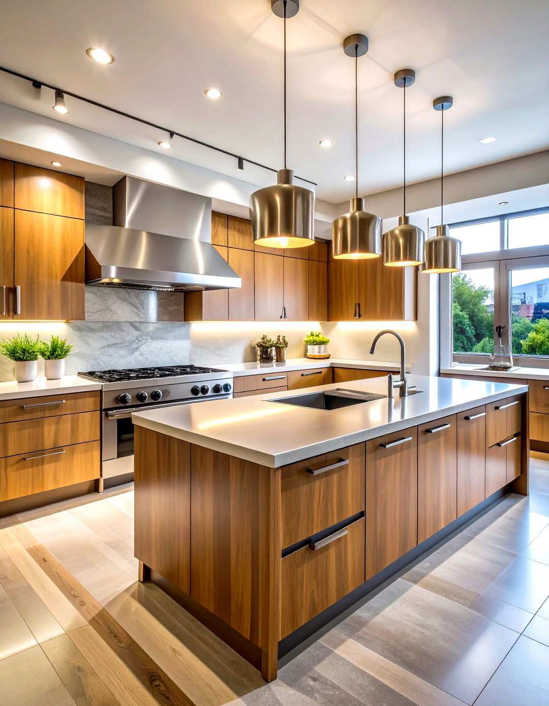 Luxury Chefs One Wall Kitchen with Professional Grade Equipment - 24 One Wall Kitchen Ideas