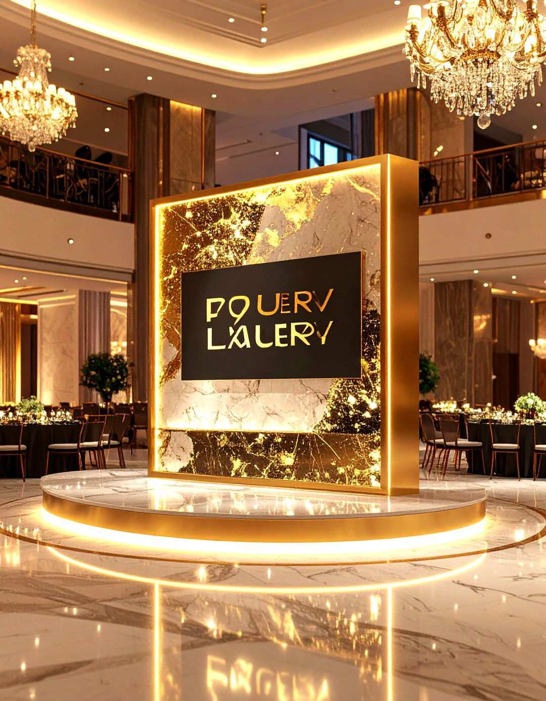 Luxury Glamour Statement Signs - 24 Wedding Sign Ideas