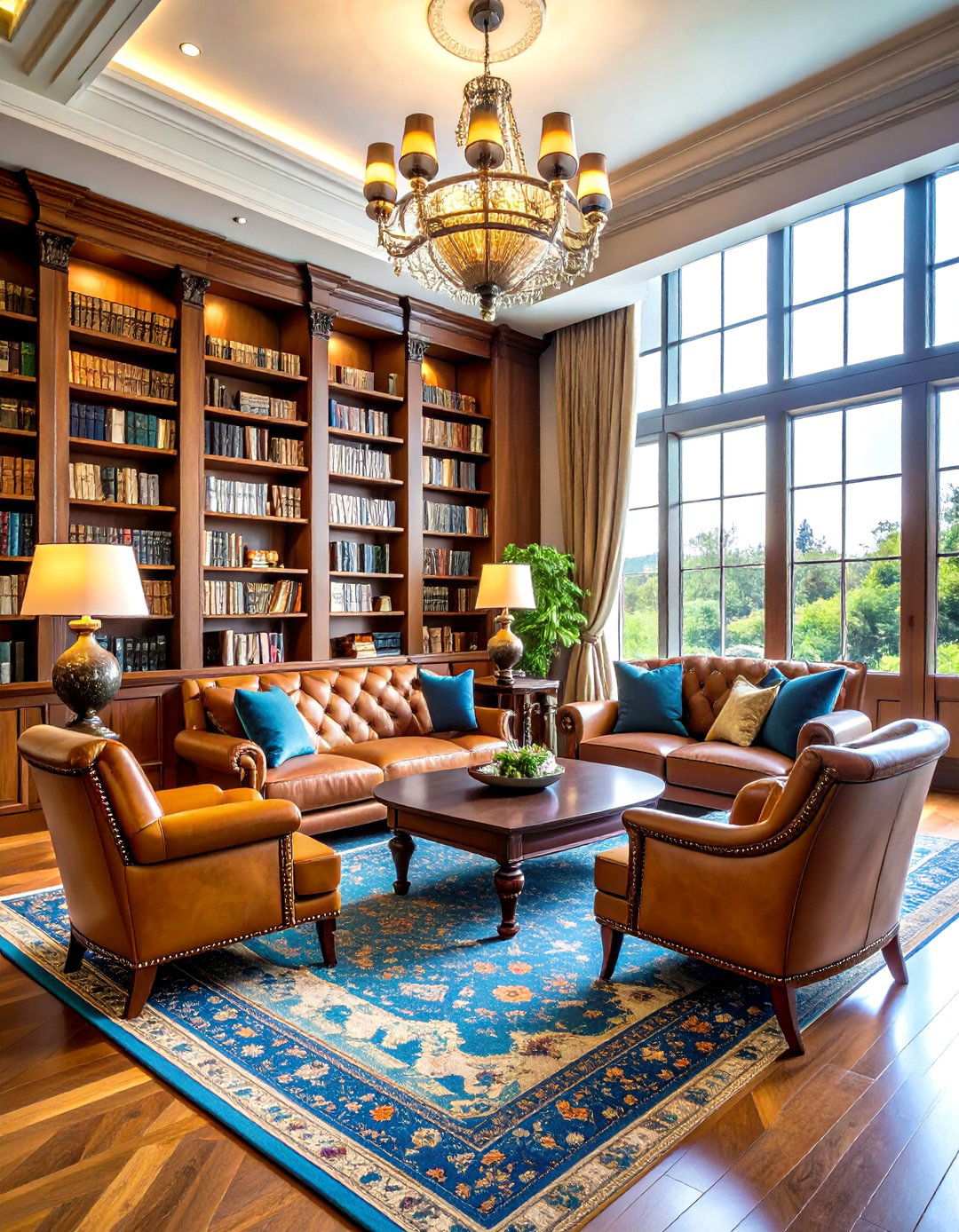 Luxury Home Library Suite - 24 Reading Room Ideas