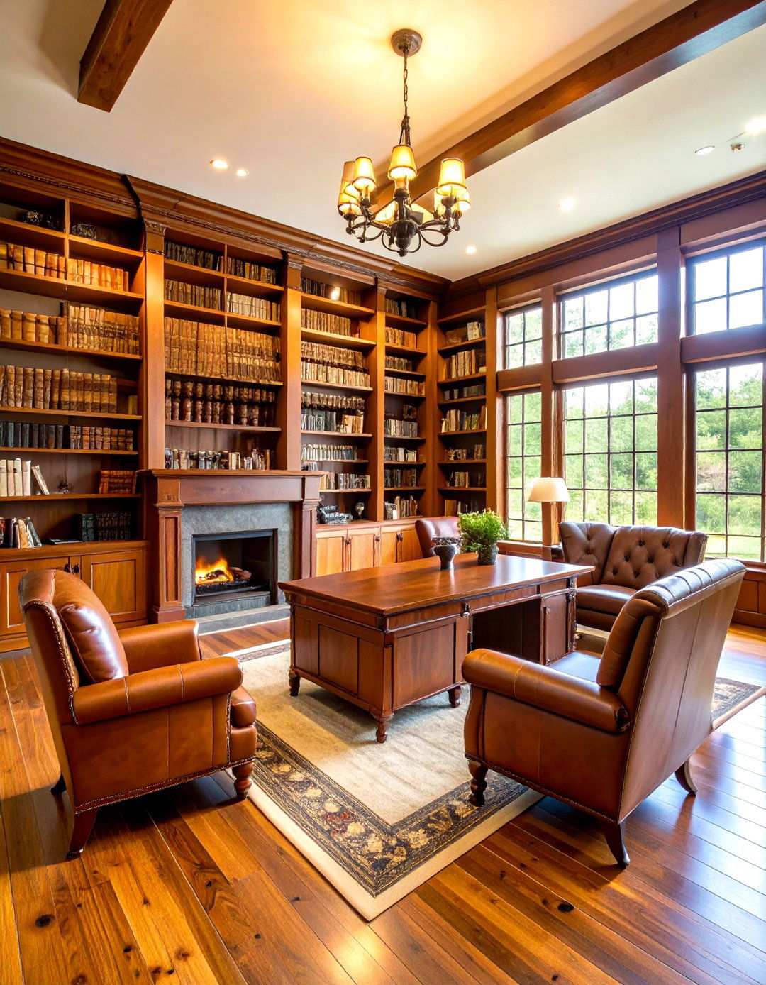 Luxury Lodge Gun Library - 24 Man Cave Gun Room Ideas