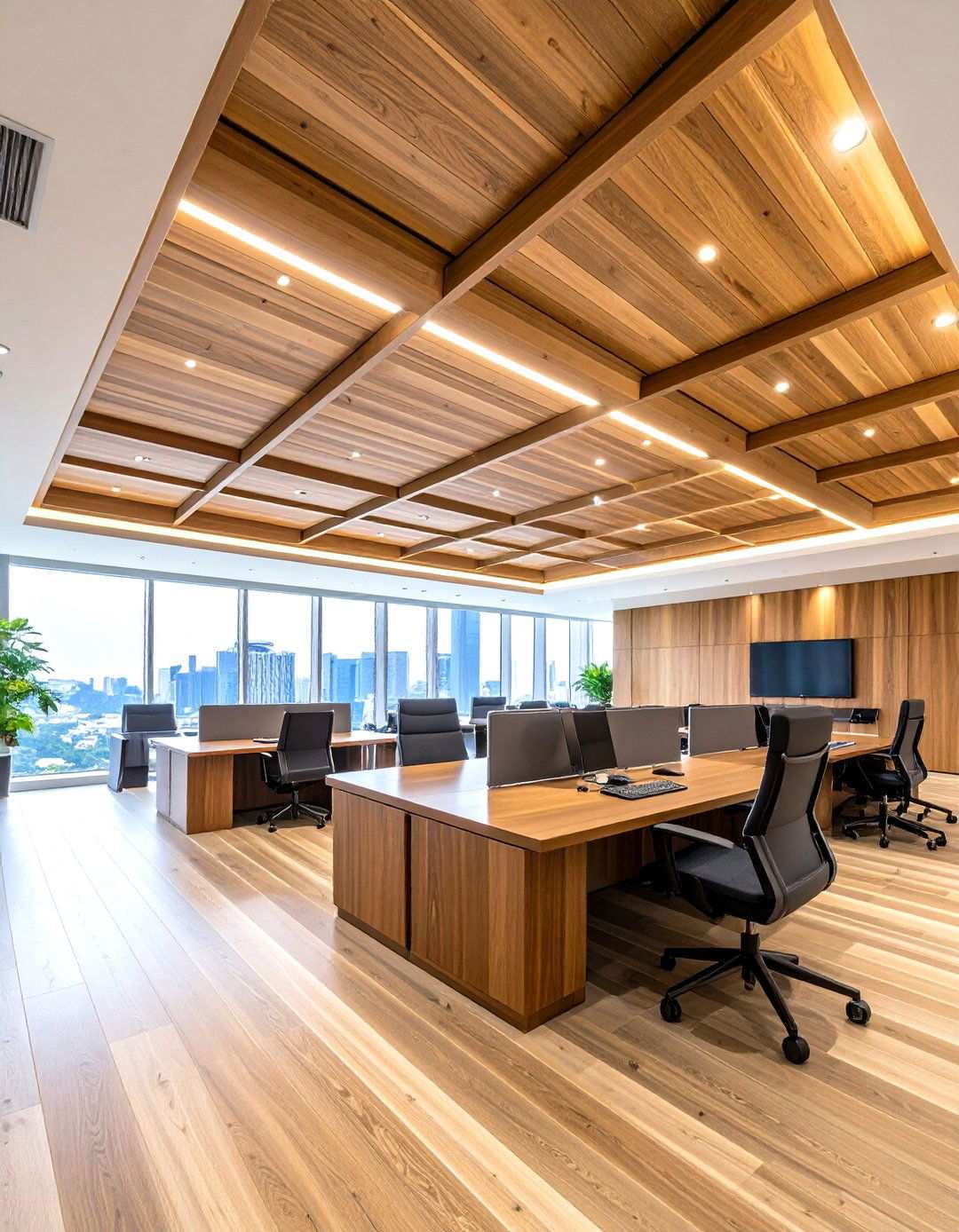 Luxury Plywood Ceiling Finishes - 24 Plywood Ceiling Ideas