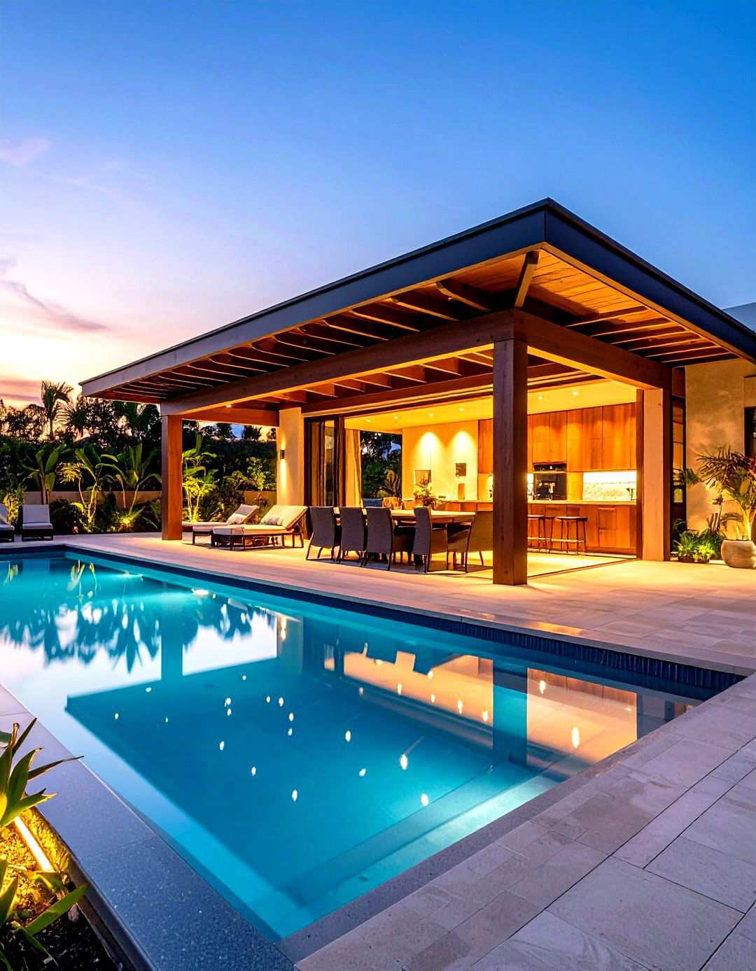 Luxury Resort Pool Cabana - 24 Lanai Porch & Patio Designs