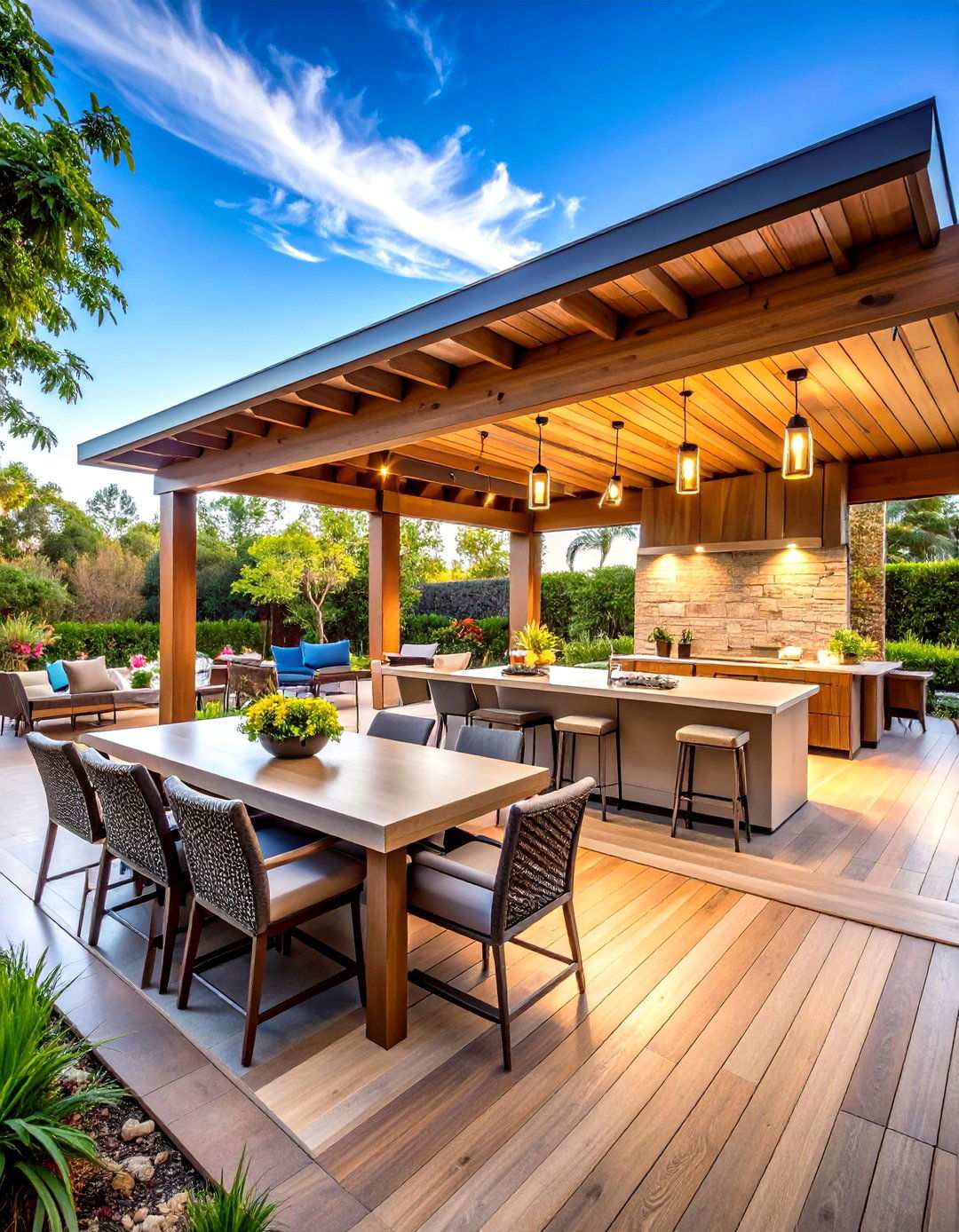 Luxury Resort Style Pavilion with Full Amenities - 24 patio with a gazebo ideas