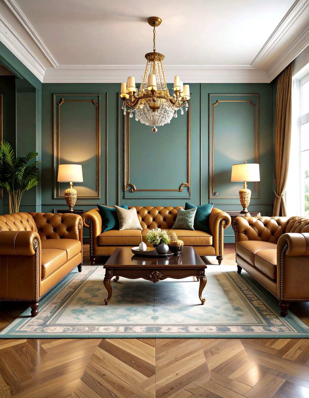 Luxury Traditional Symmetrical Living Room - 24 Symmetrical Living Room Ideas