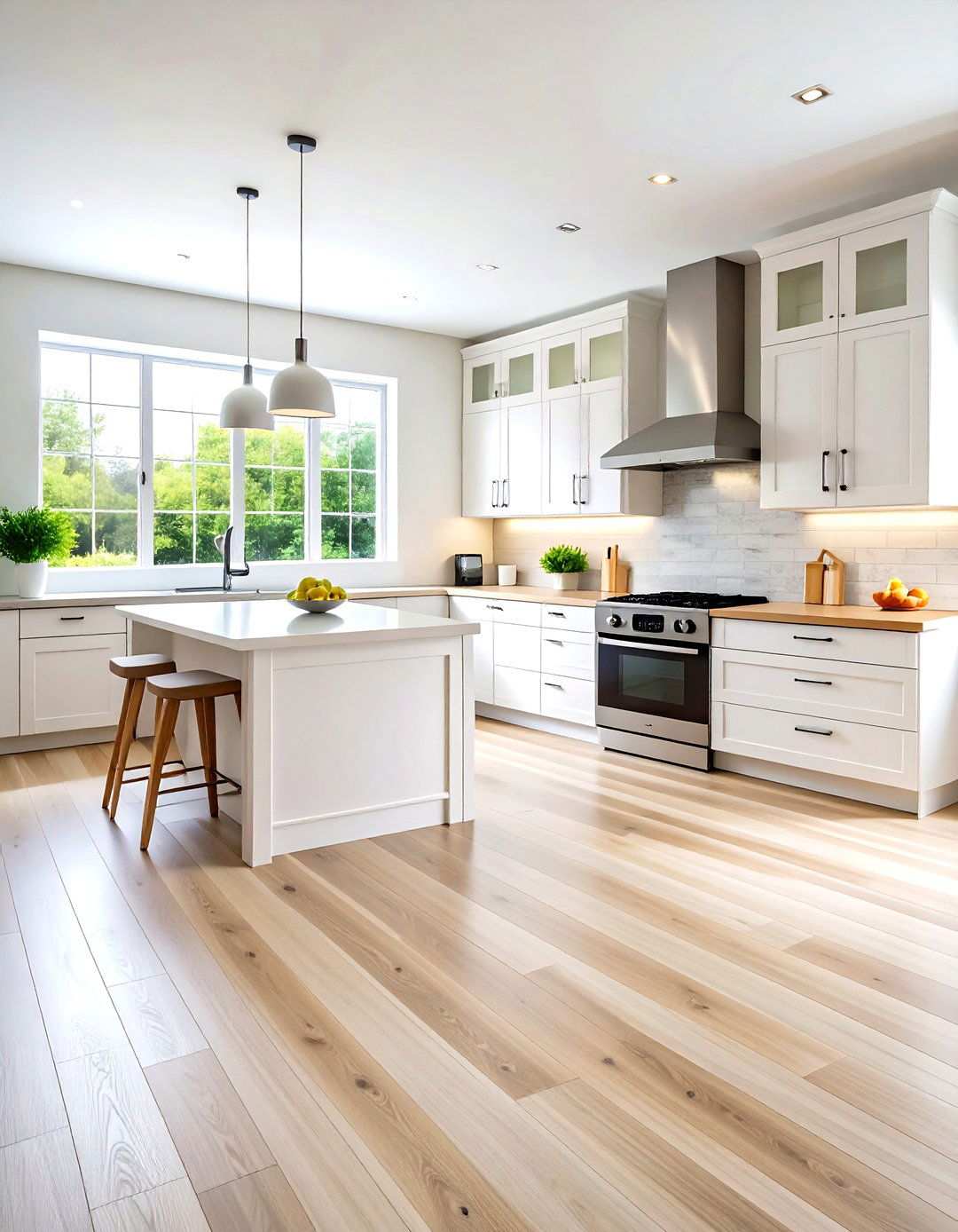 Luxury Vinyl Plank White Floors - 24 White Kitchen Floor Ideas
