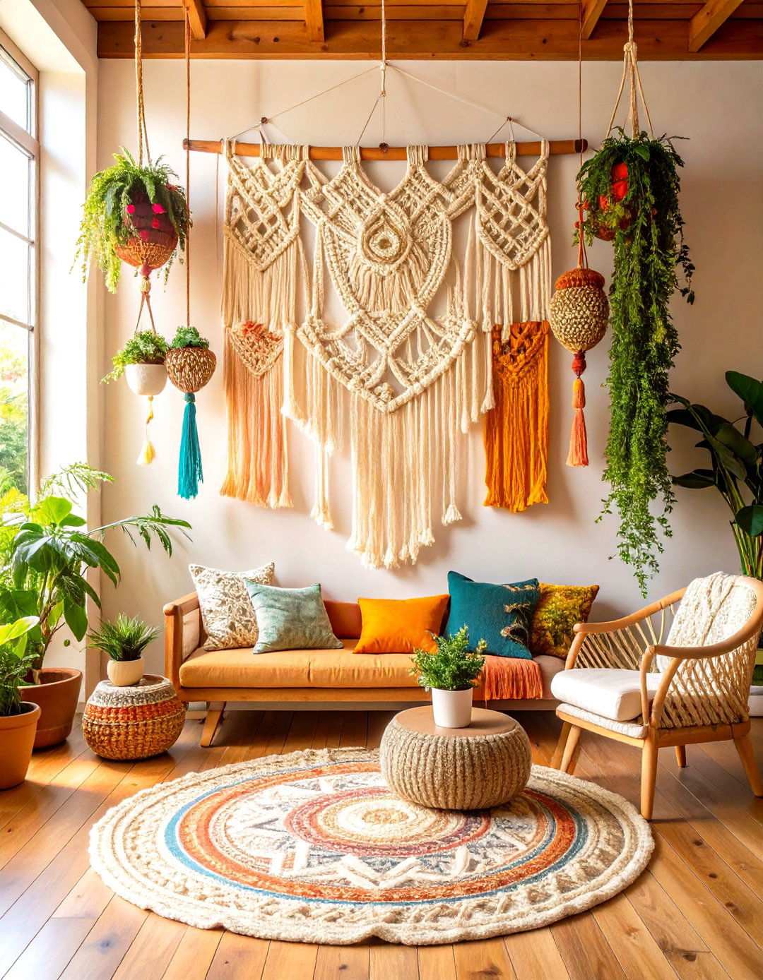 Macrame Fiber Art Walls - 24 Wedding Backdrop Ideas
