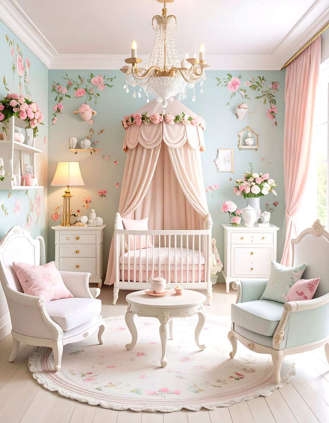 Magical Fairy Tea Party Nursery - 24 Whimsical Nursery Ideas