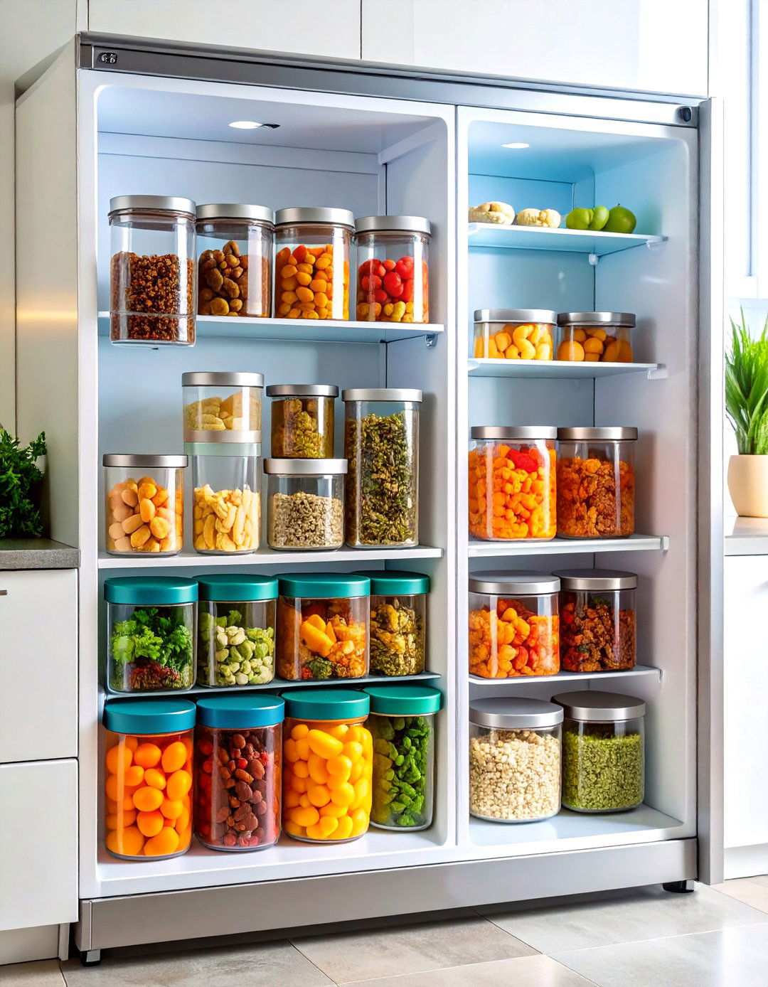 Magnetic Spice Tin Snack Storage - 24 Snack Storage Ideas