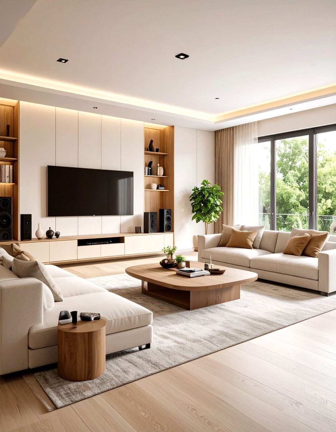 Magnolia Living Room Technology Integration - 24 Magnolia Living Room Ideas