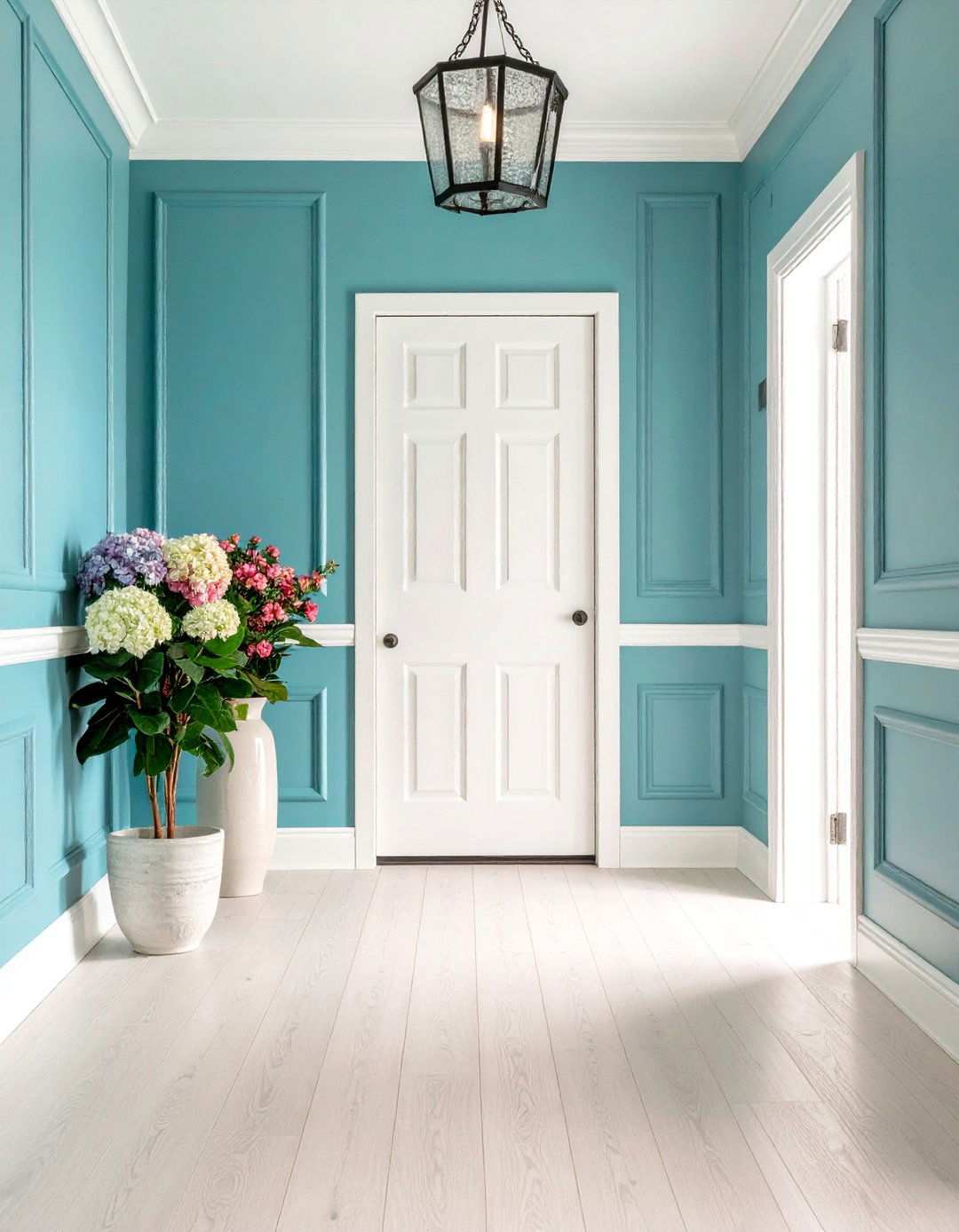 Maintenance and Durability Focus - 24 Wainscoting Entryway Ideas