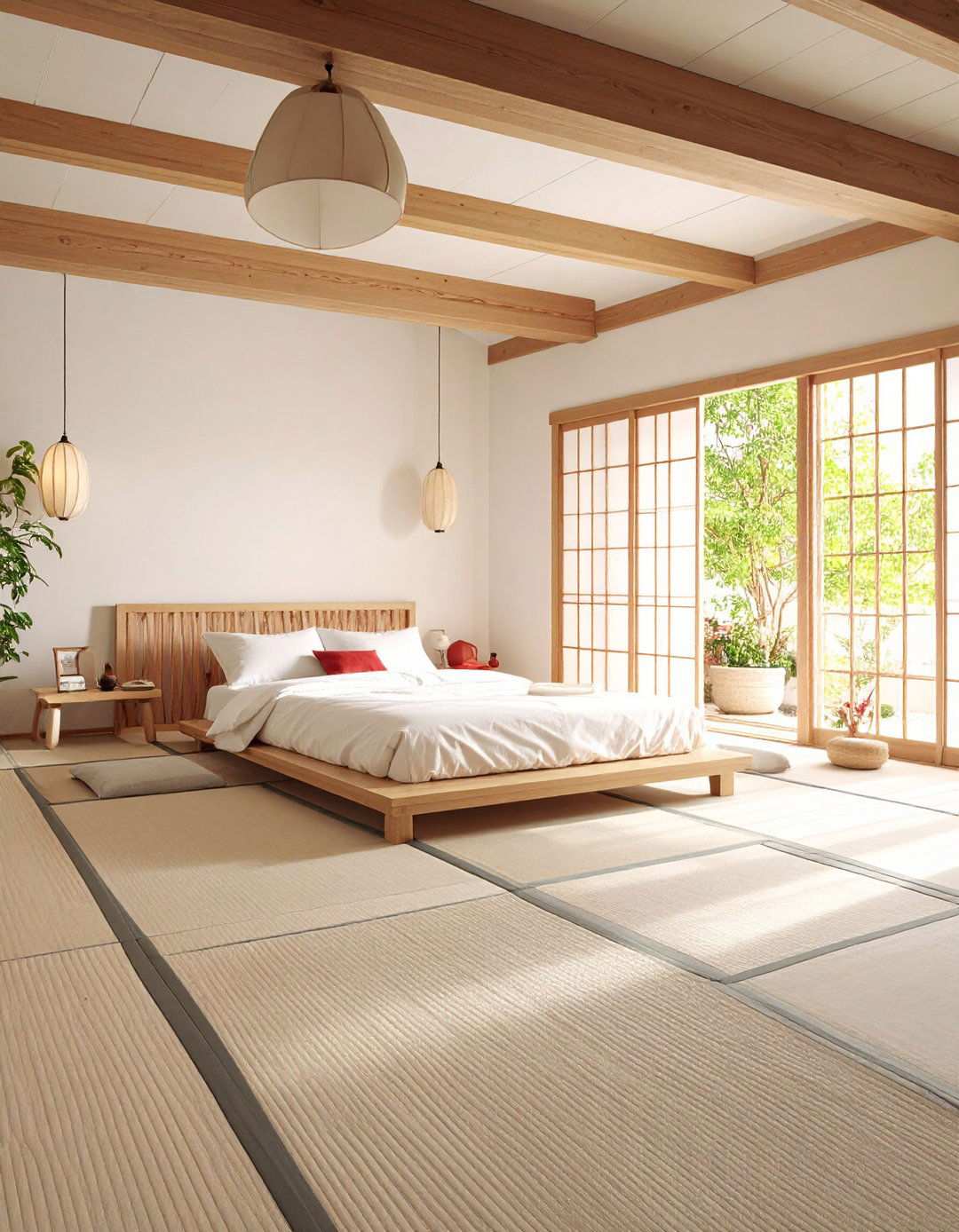 Martial Arts Training Dojo with Discipline and Focus Elements - 24 Red Boy Room Ideas