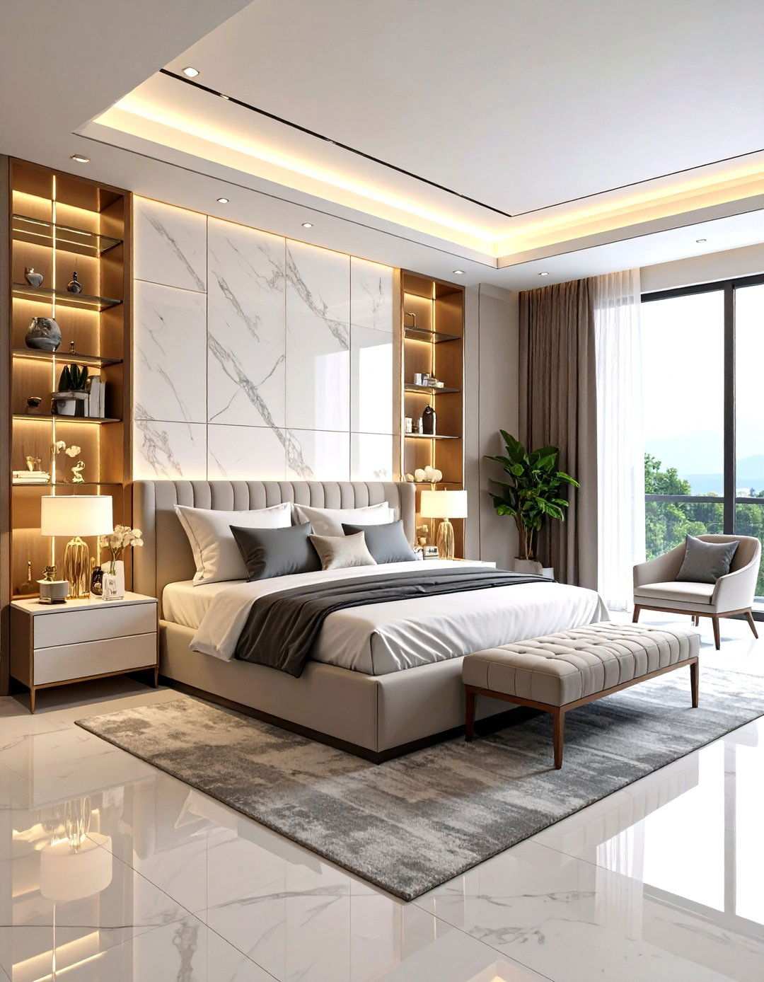 Master Suite Luxury Display Niche - 24 Wall Niche Ideas