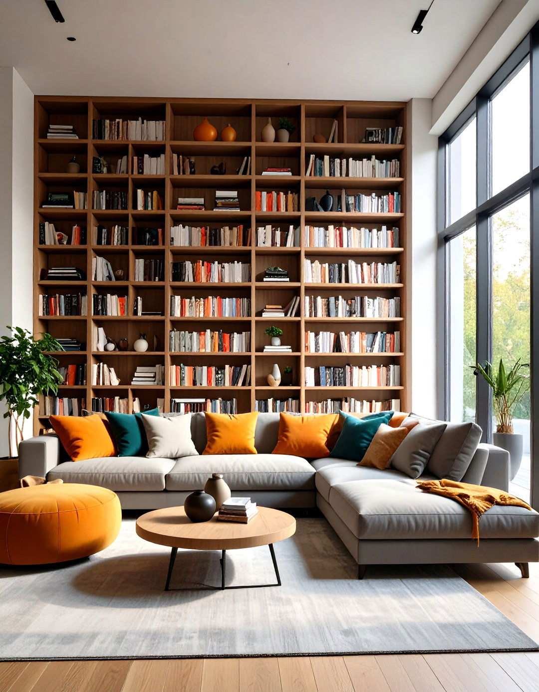 Maximalist Bookshelf Styling Living Room - 24 Maximalist Living Room Design Ideas