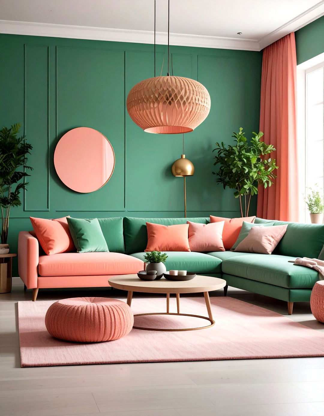 Maximalist Color Blocking Living Room - 24 Maximalist Living Room Design Ideas
