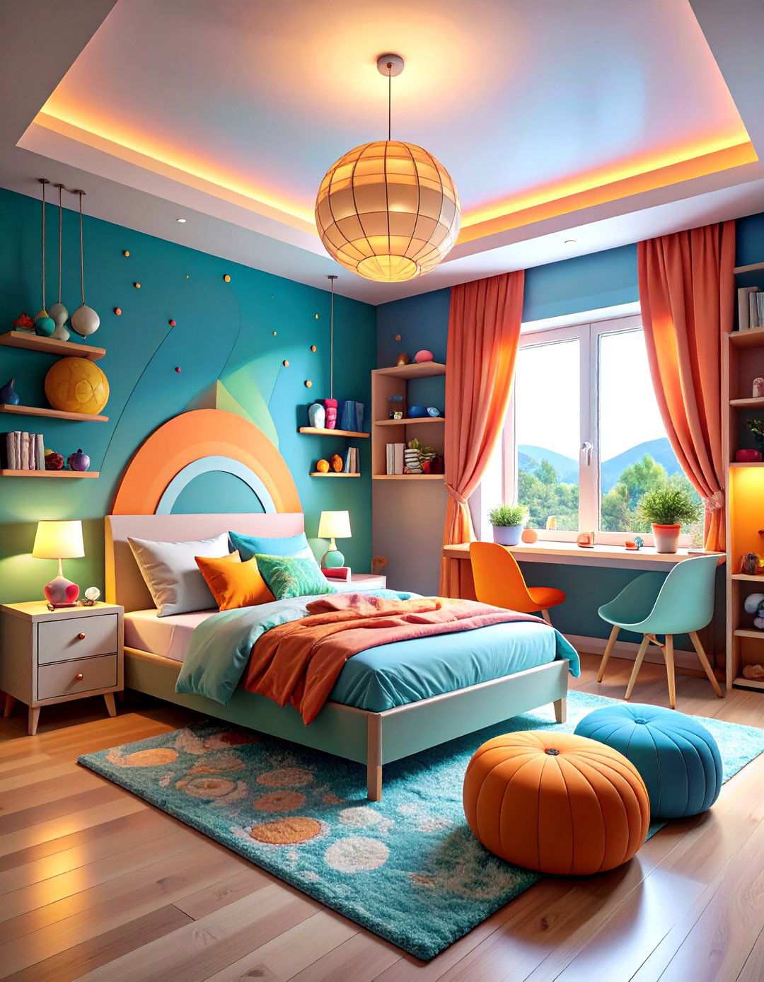Maximalist Color Paradise - 24 Tween Bedroom Ideas