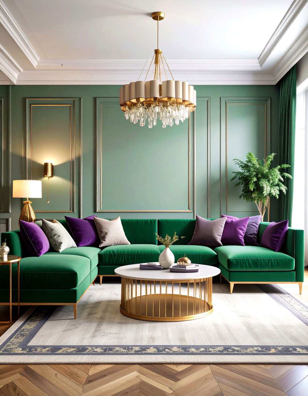 Maximalist Jewel Tone Showcase - 24 Large Living Room Ideas