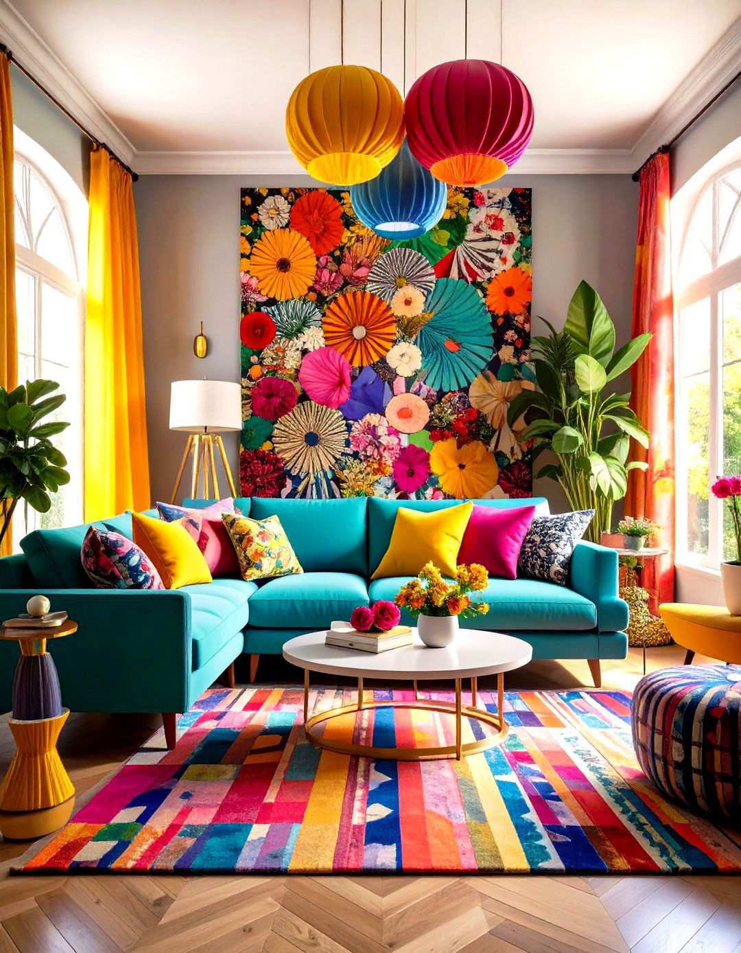 Maximalist Pattern Explosion - 24 Large Wall Art Ideas