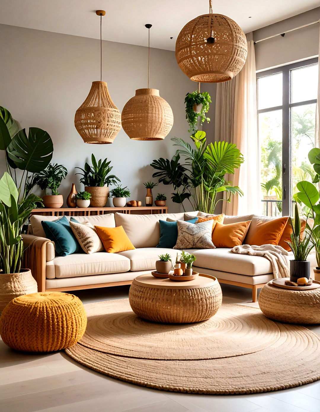 Maximalist Plant Paradise Living Room - 24 Maximalist Living Room Design Ideas