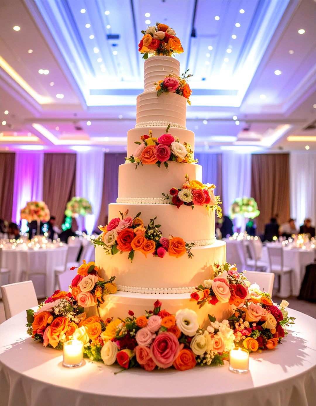 Maximalist Tiered Wedding Cakes - 24 Wedding Cake Ideas