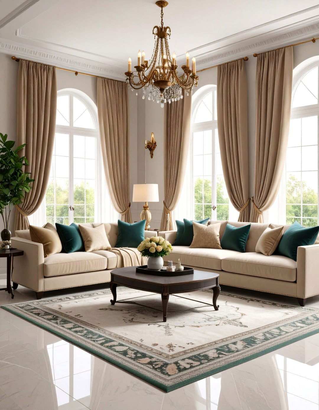 Maximalist Window Treatment Living Room - 24 Maximalist Living Room Design Ideas