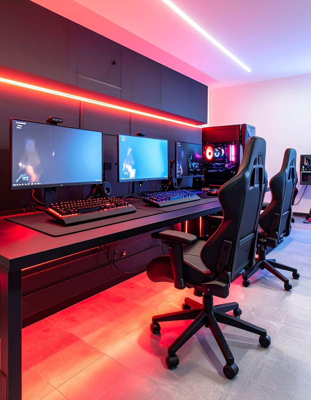 Mechanical Keyboard Showcase - 24 Red and Black Gaming Setup Ideas