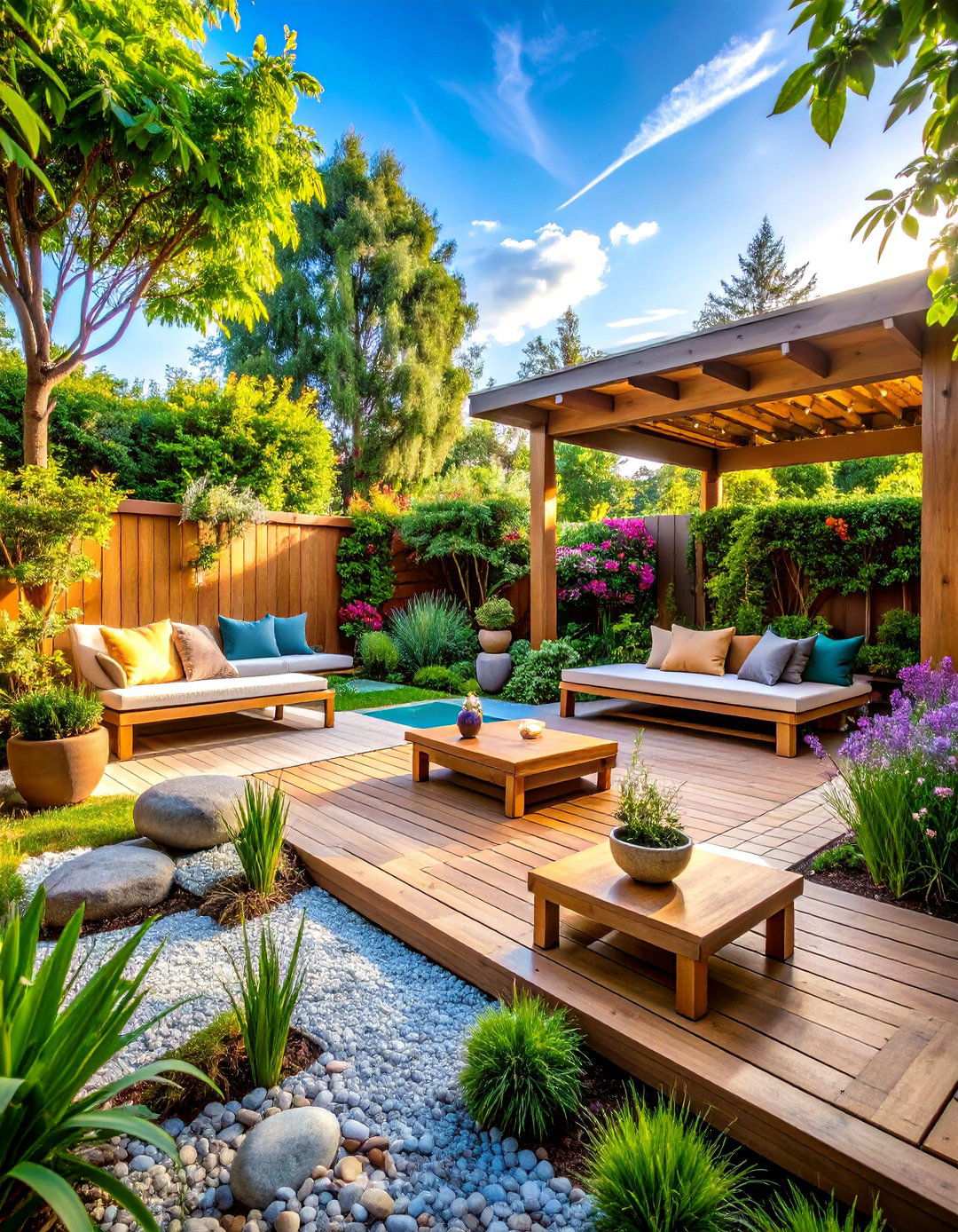 Meditation and Wellness Garden Retreat - 24 Large Backyard Ideas
