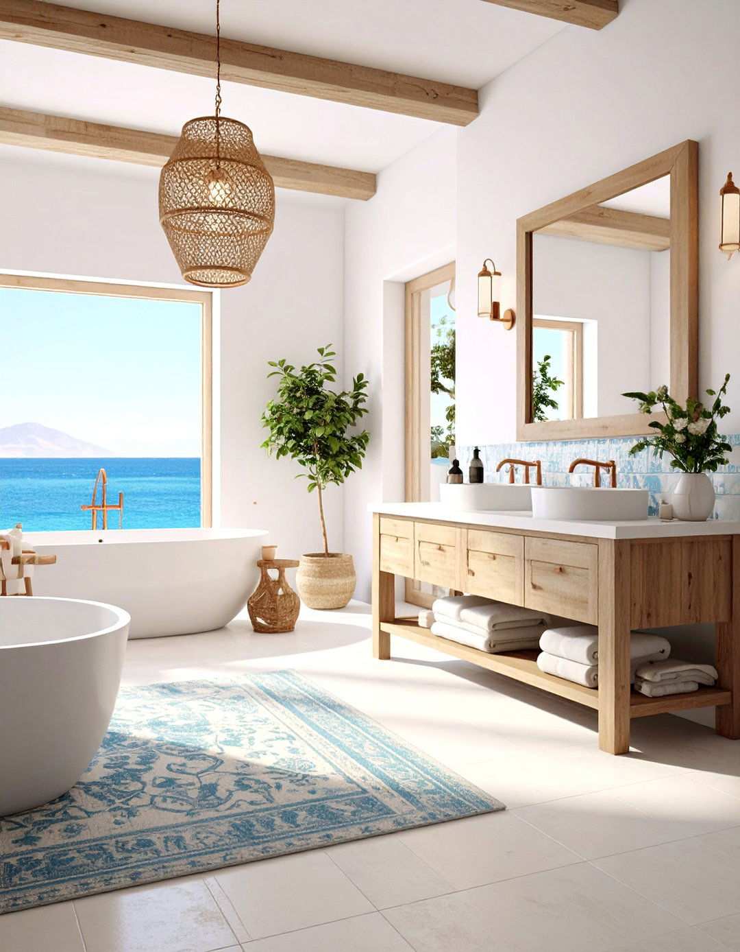 Mediterranean Coastal Retreat - 24 Spa Decor Ideas