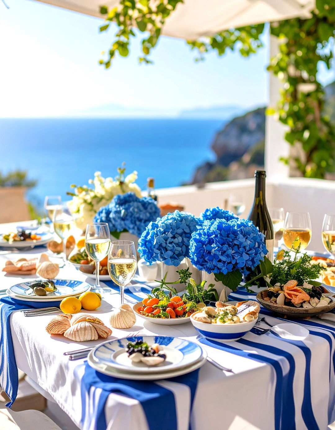 Mediterranean Coastal Wedding Shower - 24 Wedding Shower Ideas