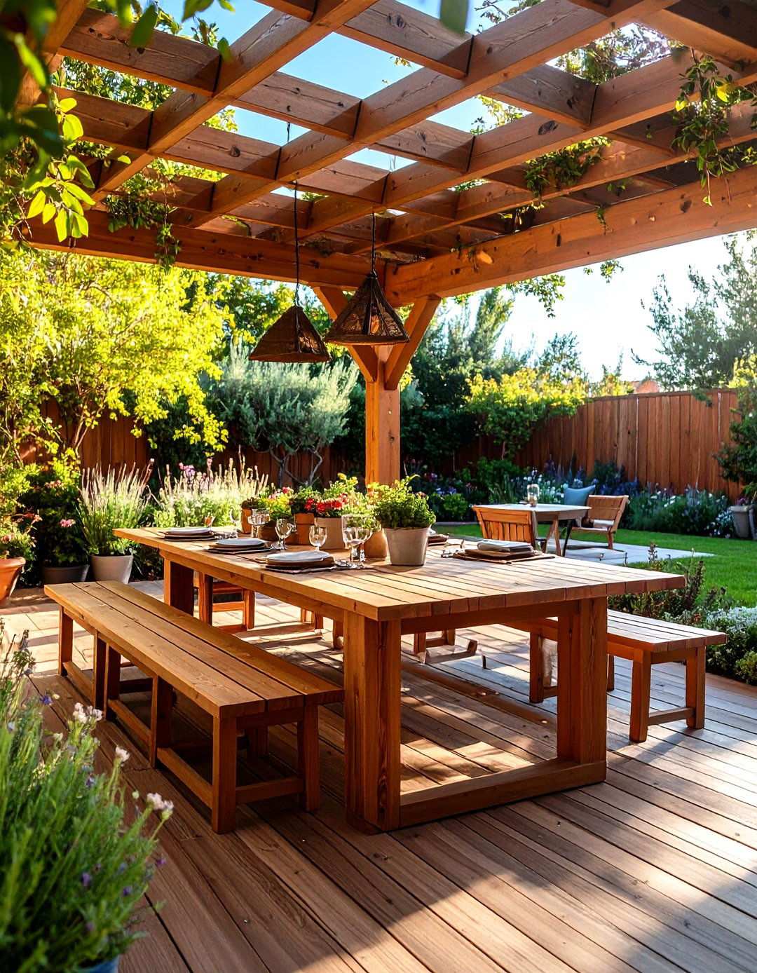 Mediterranean Outdoor Dining Pavilion - 24 Mediterranean Patio Ideas