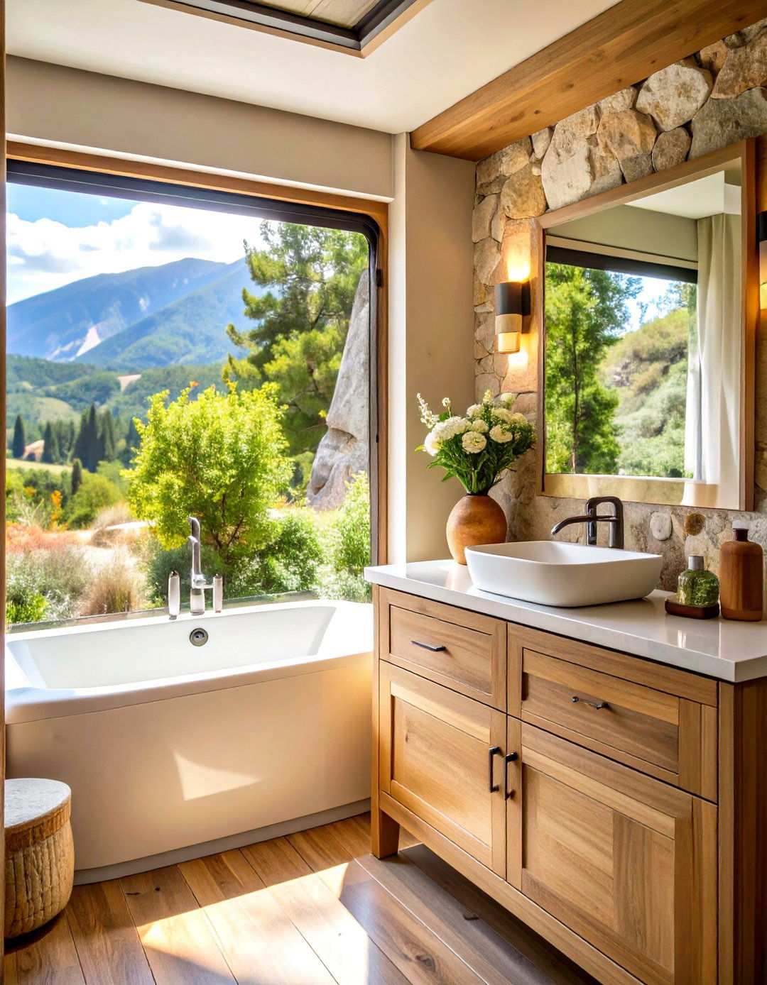 Mediterranean Spa Retreat Atmosphere - 24 Small Rv Bathroom Ideas