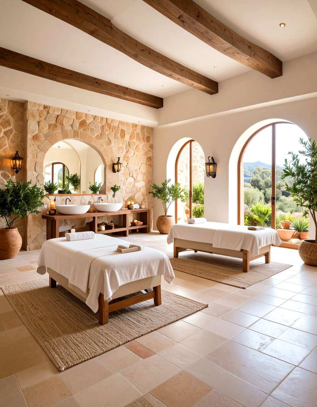 Mediterranean Wellness Sanctuary - 24 Massage Room Setup Ideas