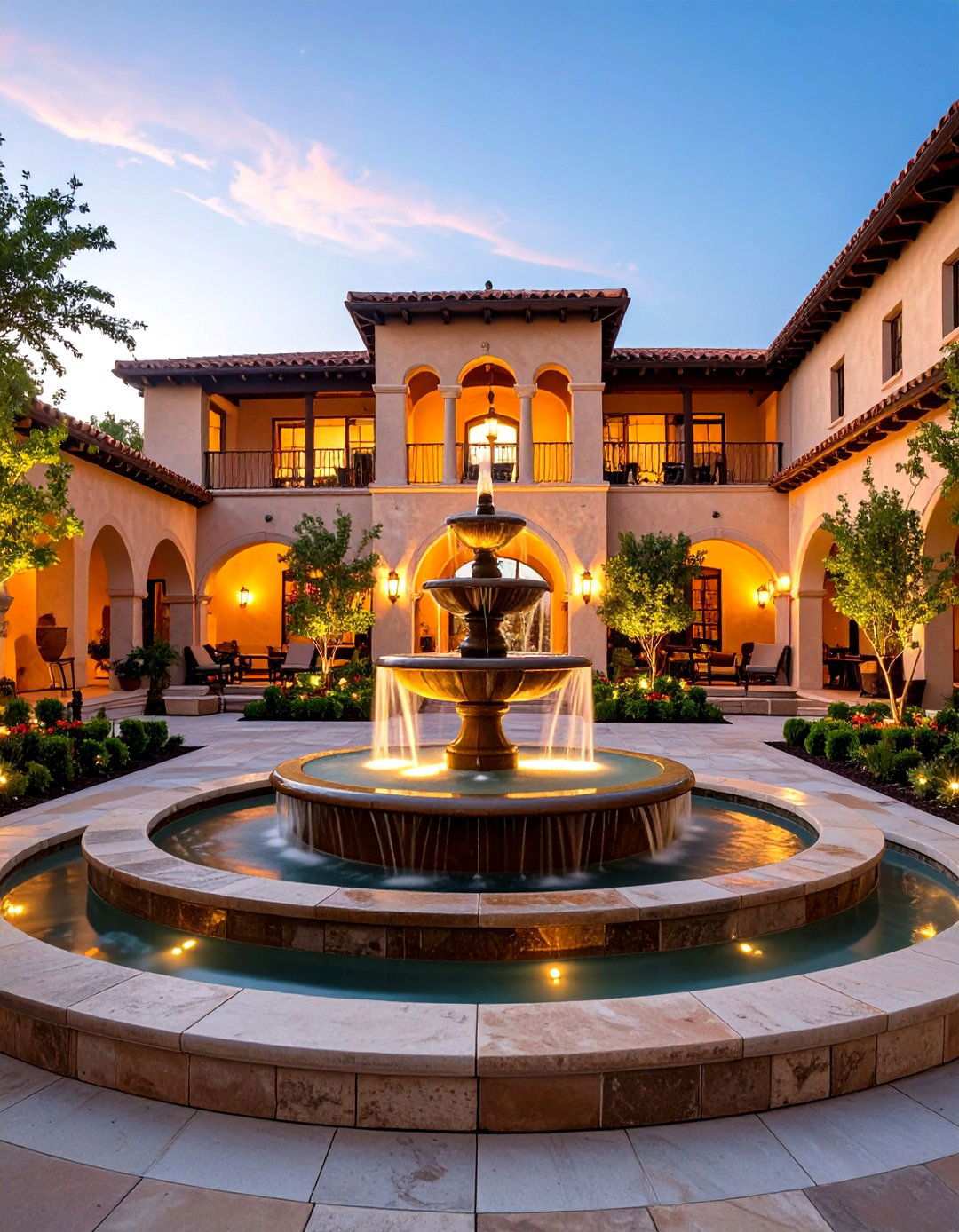 Memorial Fountain Courtyard - 24 Memorial Garden Ideas