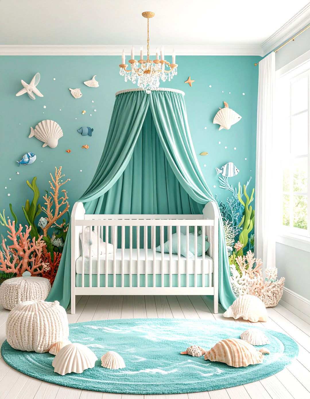 Mermaid Princess Underwater Kingdom - 24 Princess Nursery Ideas